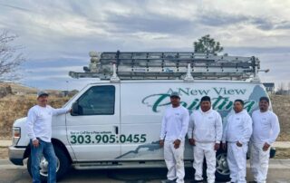 A New View Painting van and team- professional painting services in Erie CO