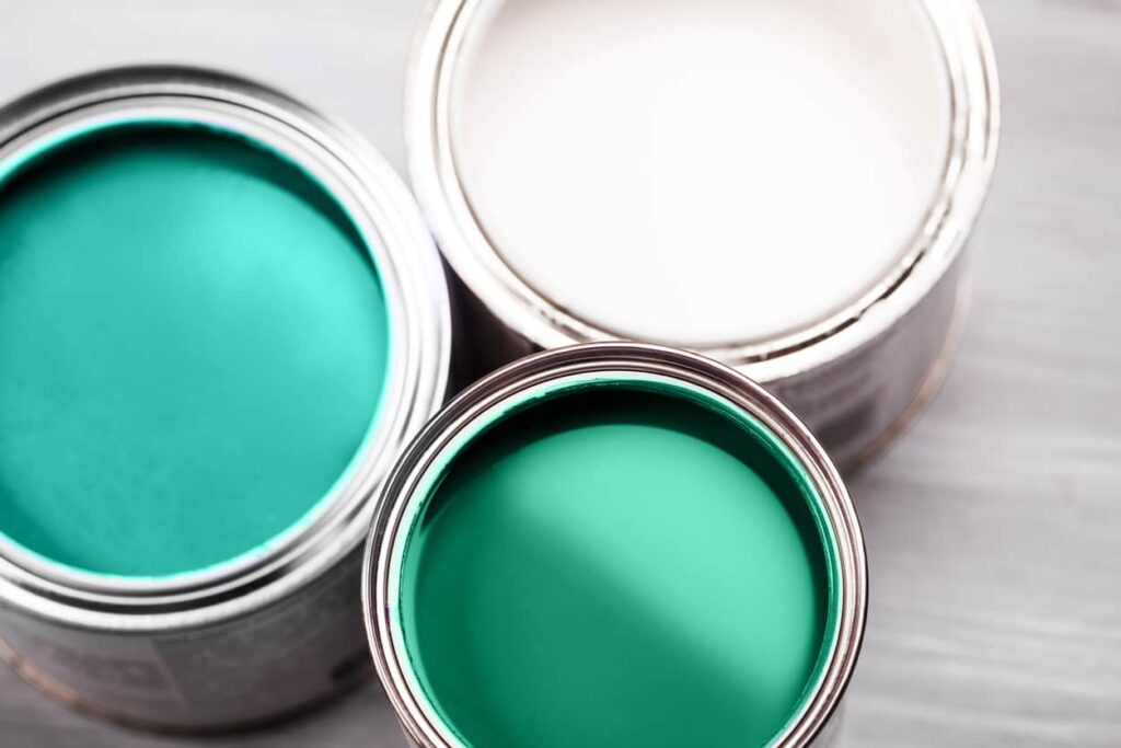 commercial interior painters paint cans