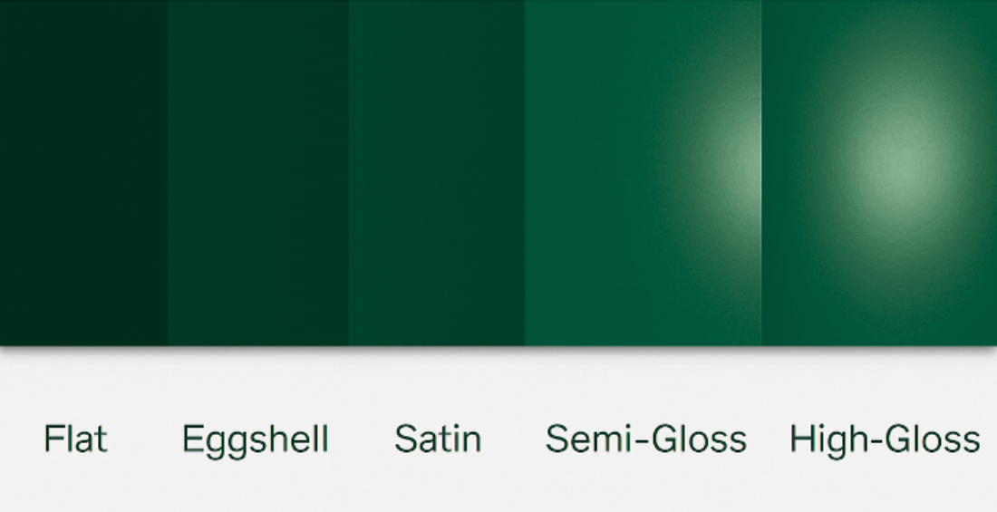 Different Paint Sheen (Green)