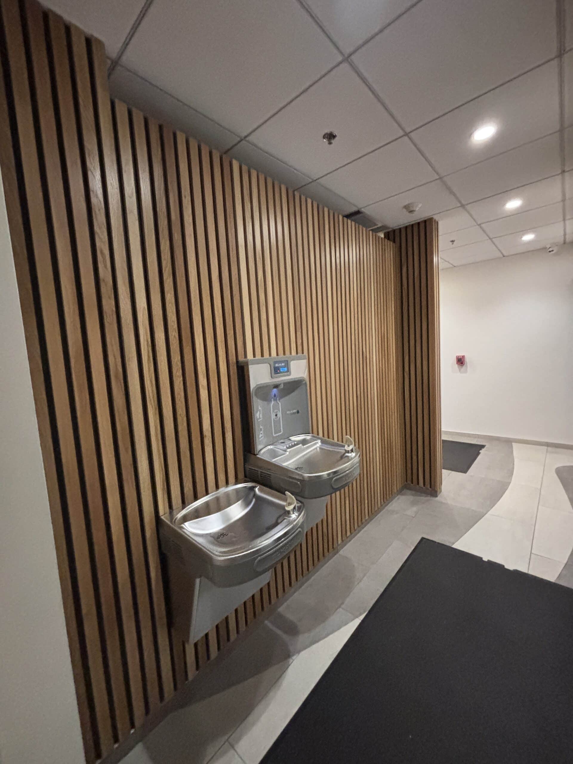 Commercial Office Painting in Boulder with Slat Wall Update Commercial Office Painting in Boulder with Slat Wall Update