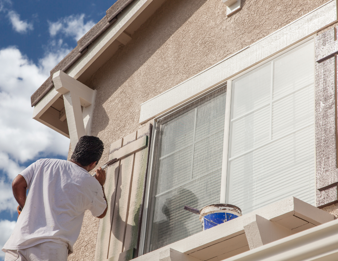 how to paint exterior window trim