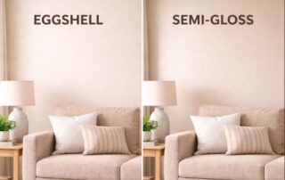 eggshell vs. semi-gloss paint